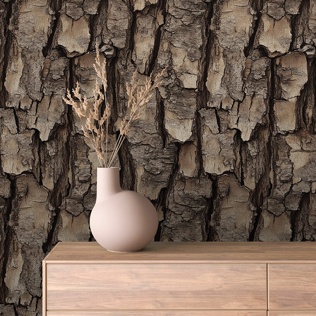 Raw Bark Wood
