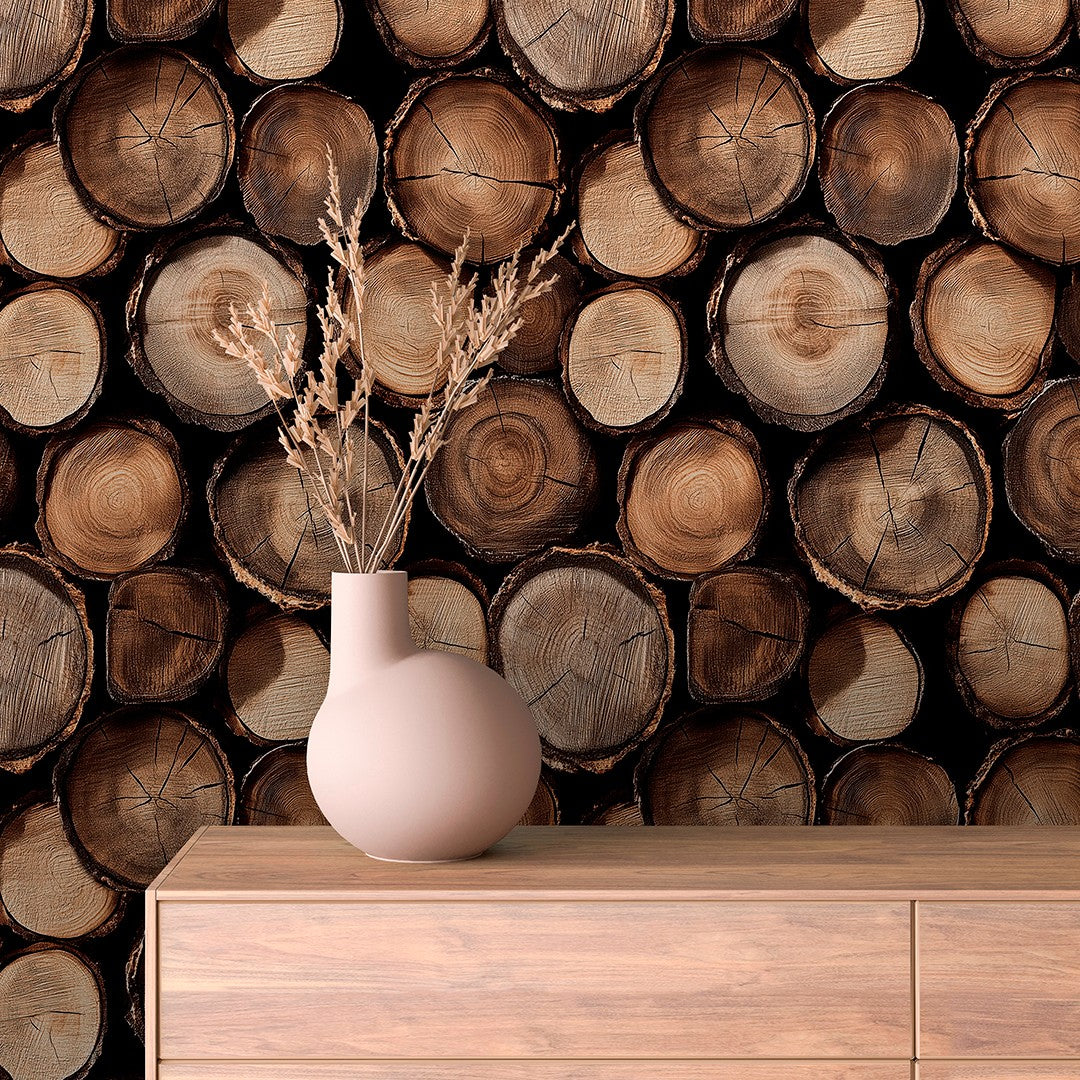 Log Pattern Wood