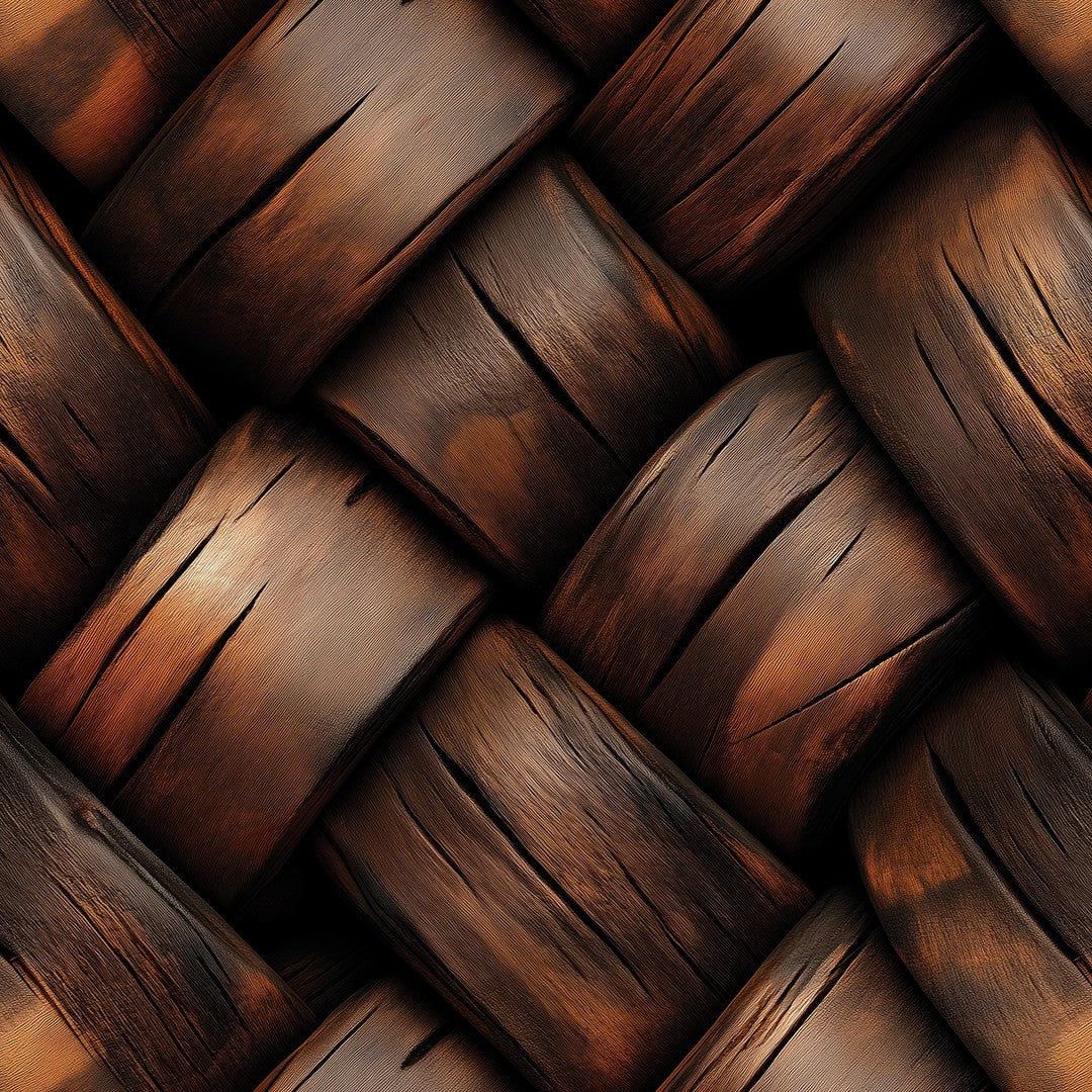 Woven Timber Wood
