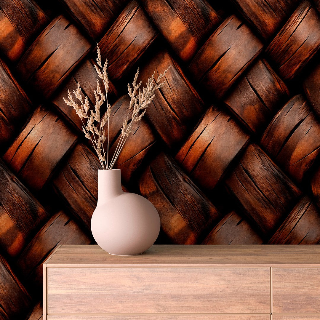 Woven Timber Wood